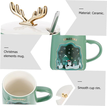 Reindeer Horn 📯 Ceramic Mug