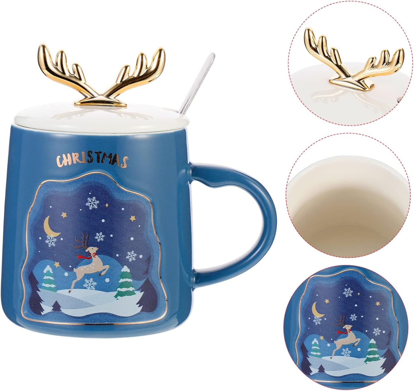 Reindeer Horn 📯 Ceramic Mug