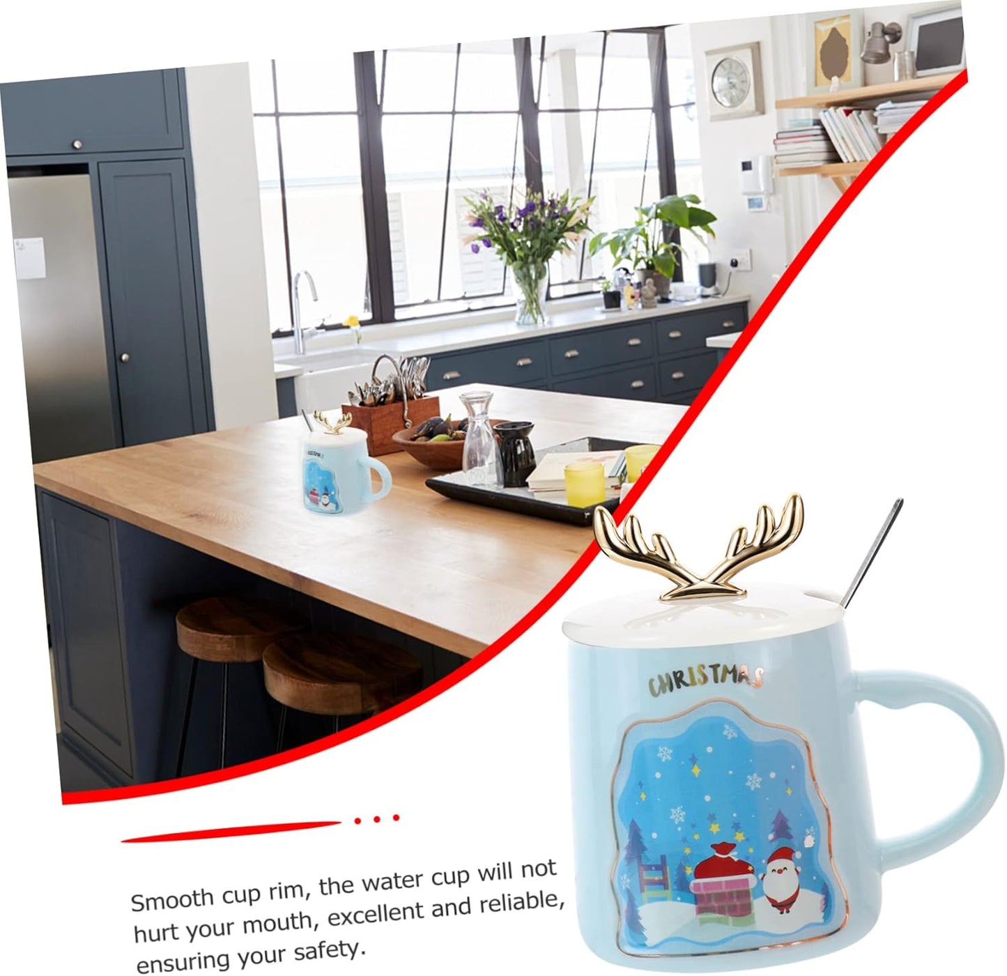 Reindeer Horn 📯 Ceramic Mug