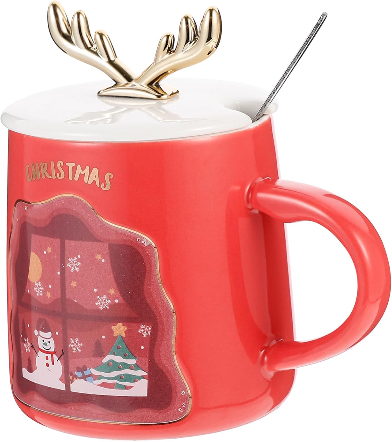 Reindeer Horn 📯 Ceramic Mug