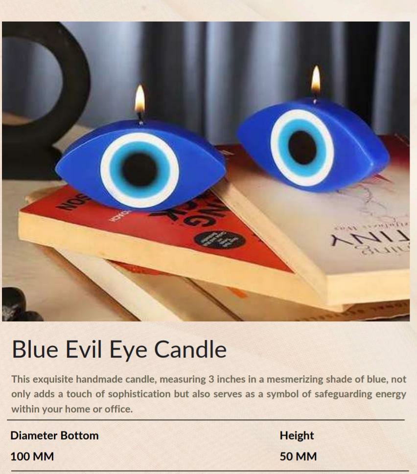 Quirky Evil-eye Candle
