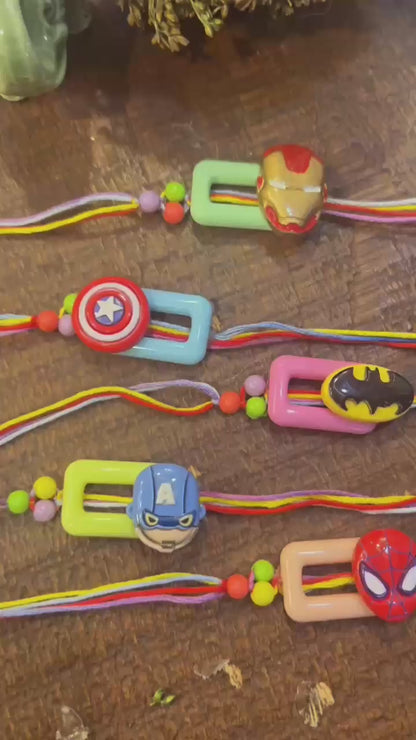 KN-9 Superhero Power Rakhis for Kids – Quirky Rakhi Designs for Boys